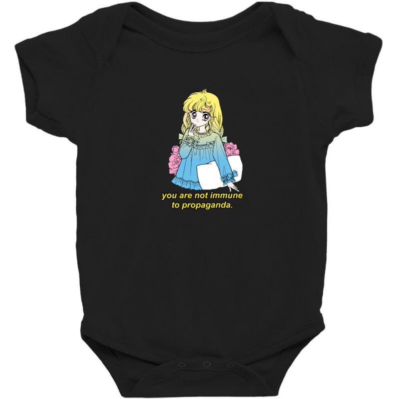 You Are Not Immune To Propaganda Kawai Meme Design Baby Bodysuit by oragumun | Artistshot