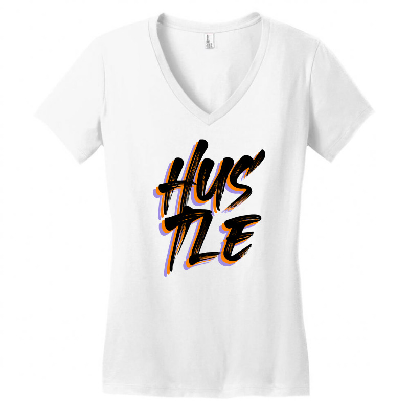 Hustle Women's V-neck T-shirt | Artistshot