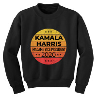 Kamala Madam Vice President 2020 Youth Sweatshirt | Artistshot