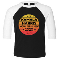 Kamala Madam Vice President 2020 Toddler 3/4 Sleeve Tee | Artistshot