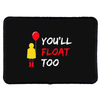 You’ll Float Too Red Balloon Halloween Costume Rectangle Patch | Artistshot