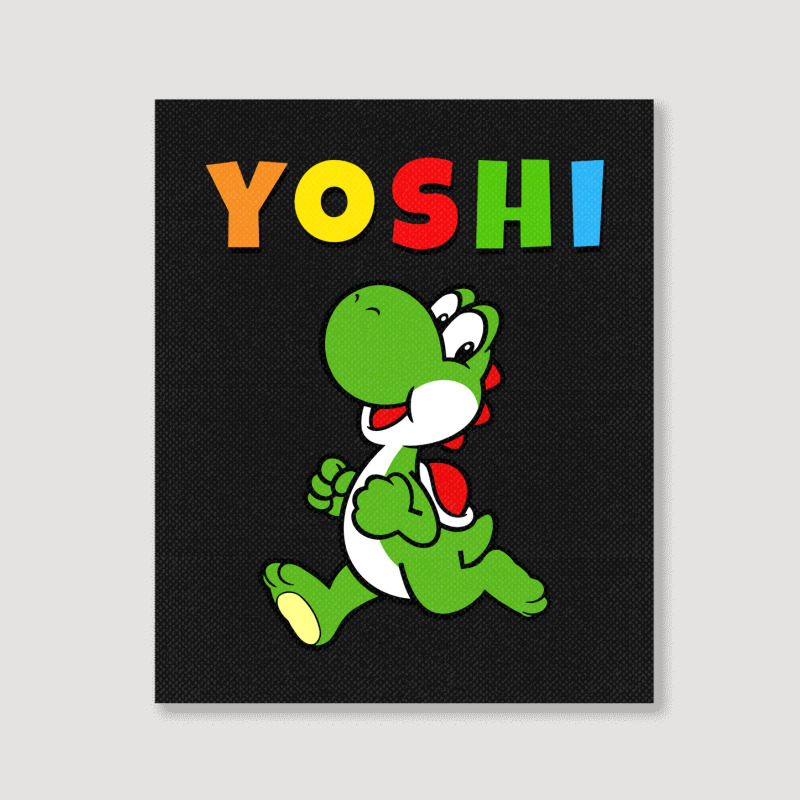 Yoshi Funny Portrait Canvas Print | Artistshot