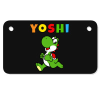 Yoshi Funny Motorcycle License Plate | Artistshot