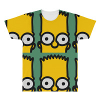 Bart Simpson All Over Men's T-shirt | Artistshot