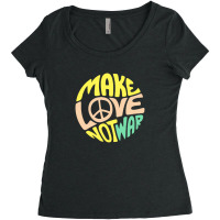 Make Love Women's Triblend Scoop T-shirt | Artistshot