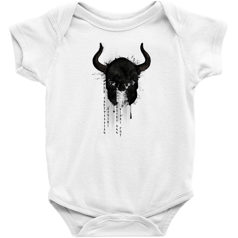 Dark Ink Northmen Baby Bodysuit by camiloska | Artistshot