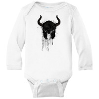 Dark Ink Northmen Long Sleeve Baby Bodysuit | Artistshot