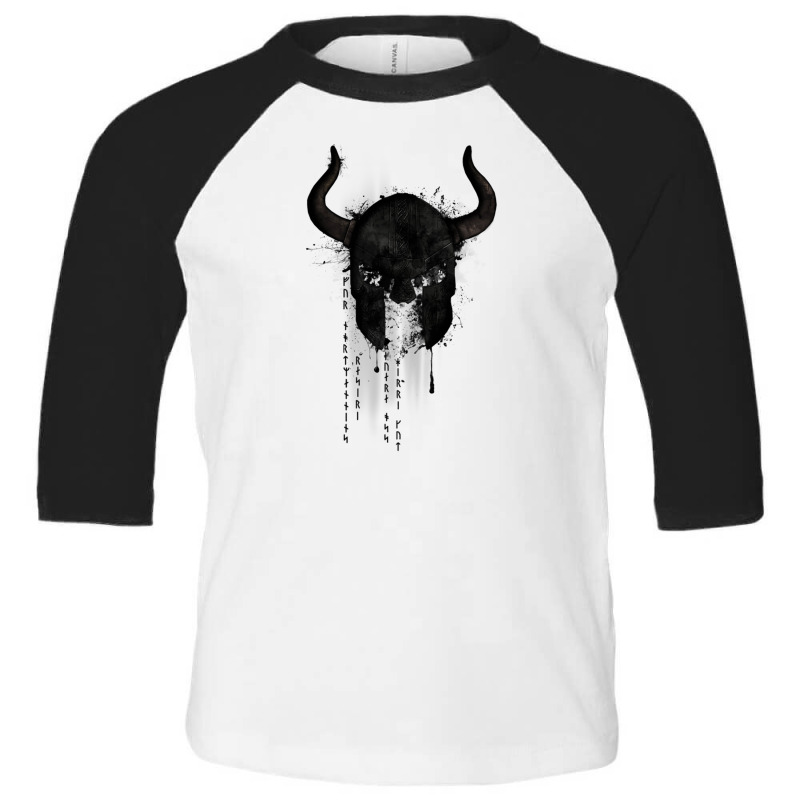 Dark Ink Northmen Toddler 3/4 Sleeve Tee by camiloska | Artistshot