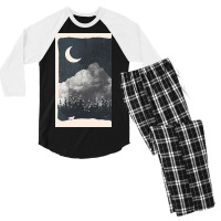 Winter Finds The Wolf... Men's 3/4 Sleeve Pajama Set | Artistshot