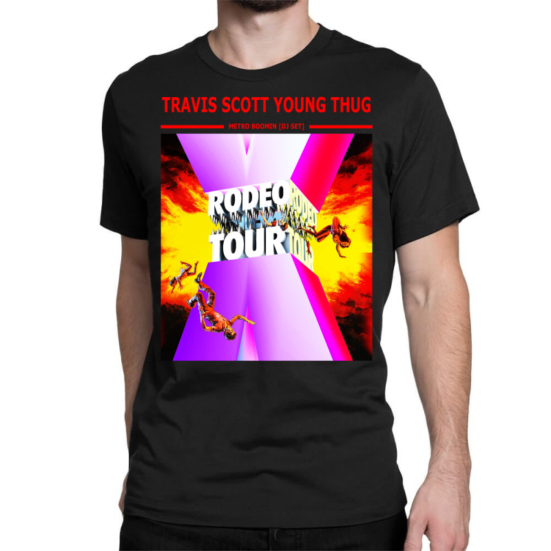 Travis Scott Rodeo Young Thug 2015 2016 Tour Classic T-shirt. By Artistshot