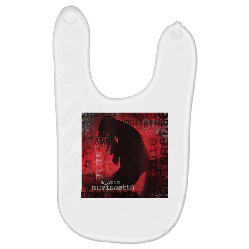 Alanis Morissette   Ironic Silhouette T Shirt Baby Bibs by franceskagilland | Artistshot