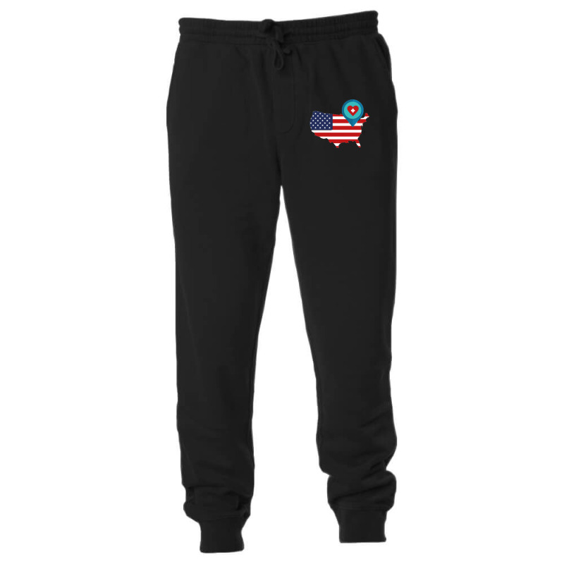 Map Route Destination America, Unisex Jogger by coşkun | Artistshot