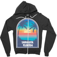 Sarasota T  Shirt Sarasota Florida F L Vintage Retro T  Shirt Zipper Hoodie | Artistshot