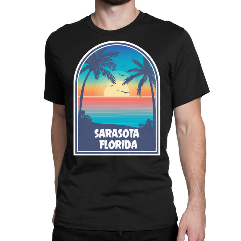 Sarasota T  Shirt Sarasota Florida F L Vintage Retro T  Shirt Classic T-shirt by raftdesign | Artistshot