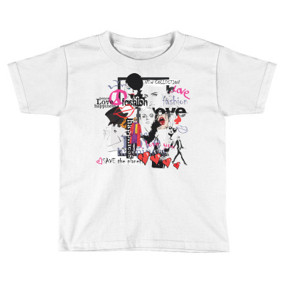 Street Fashion, Girls Toddler T-shirt Designed By Estore