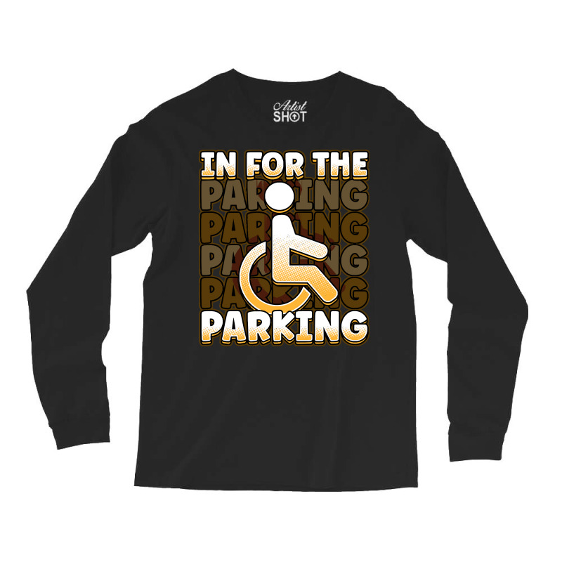 Invalid T  Shirt Handicap Wheelchair Design For An Amputation Survivor Long Sleeve Shirts | Artistshot