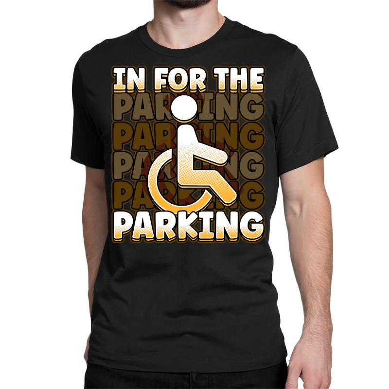 Invalid T  Shirt Handicap Wheelchair Design For An Amputation Survivor Classic T-shirt | Artistshot