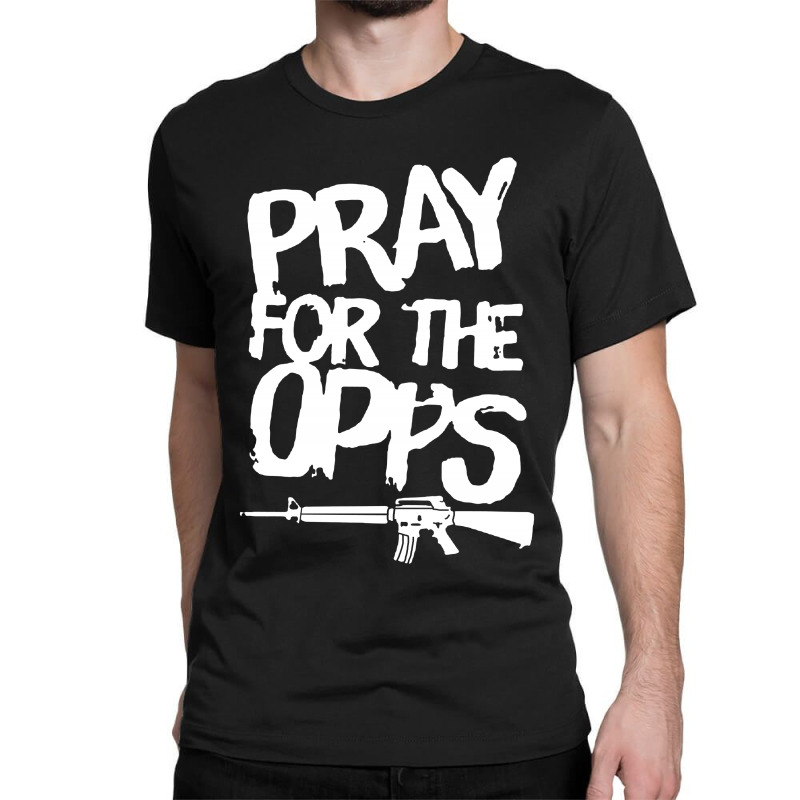 Pray For The Opps' Men's Hoodie