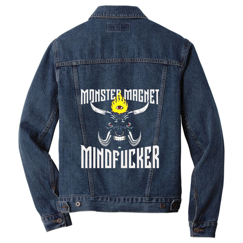 Monster Magnet Men Denim Jacket by saterseim | Artistshot