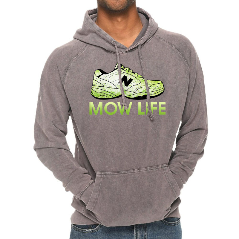 Mow Life Grass Cutting Lawn Mowing Dad Life T Shirt Vintage Hoodie | Artistshot