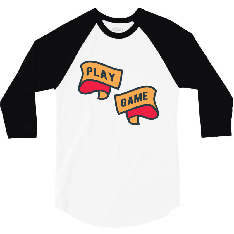 Play Game 3/4 Sleeve Shirt by blackacturus | Artistshot