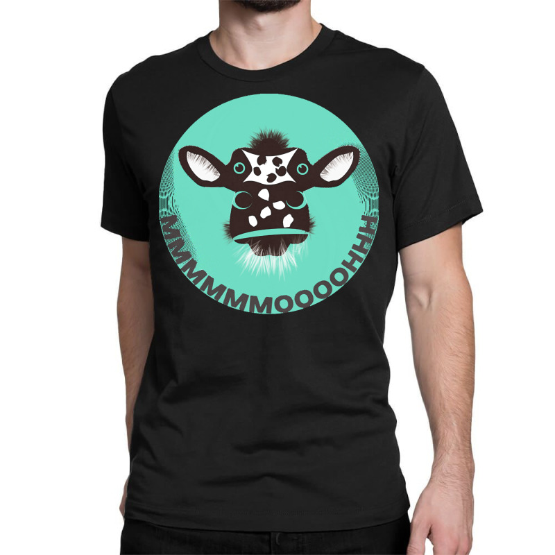 Cow T  Shirt Screaming Cow T  Shirt (3) Classic T-shirt by freddy08359 | Artistshot