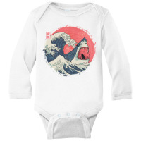 The Great Shark Long Sleeve Baby Bodysuit | Artistshot