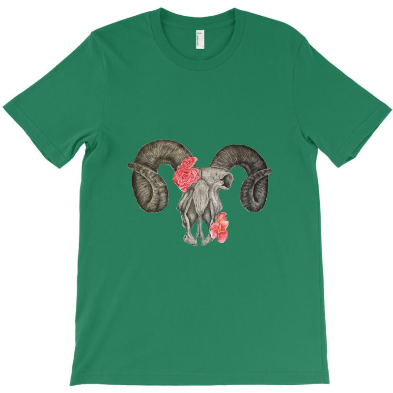 Ram Skull T-Shirt by Phebe | Artistshot