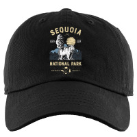 Bear Sequoia National Park Tvintage California Bear 54 Polar Panda Kids Cap | Artistshot