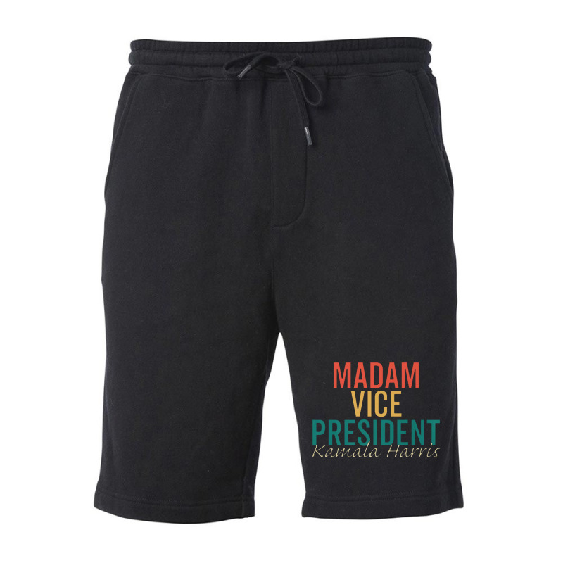 Madam Vice President Kamala Fleece Short | Artistshot