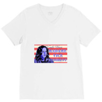 Madame Vice President Kamala V-neck Tee | Artistshot