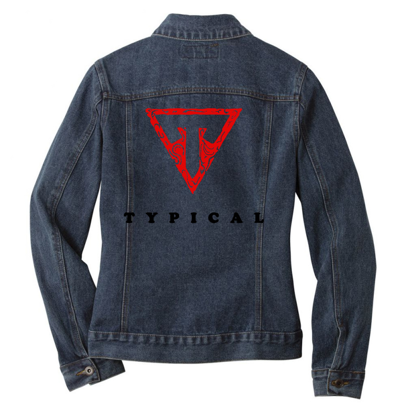 Typical Gamer Ladies Denim Jacket by KopiAdem | Artistshot