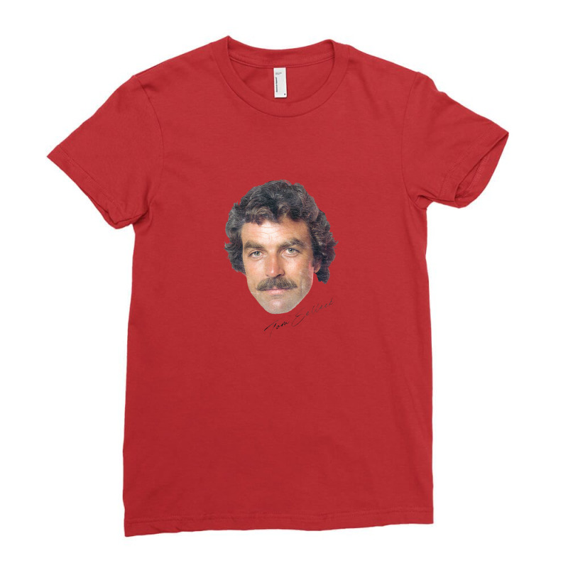 Tom Selleck, 80s Vintage Style Aesthetic Design Ladies Fitted T-shirt | Artistshot