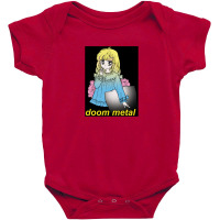 Metal Aesthetic Nihilist Meme Design Baby Bodysuit | Artistshot