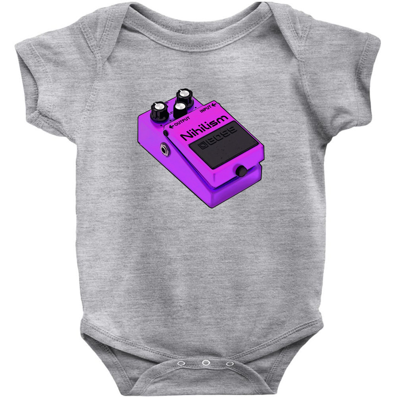 Nihilism Guitar Effects Pedal Humorous Guitarist Gift Baby Bodysuit by oragumun | Artistshot