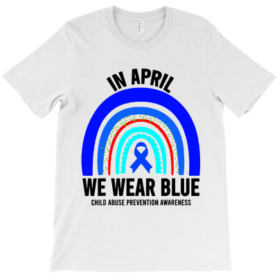 In April We Wear Blue T-shirt Designed By Phyllis R Jones