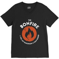 The Bonfire Podcast V-neck Tee | Artistshot