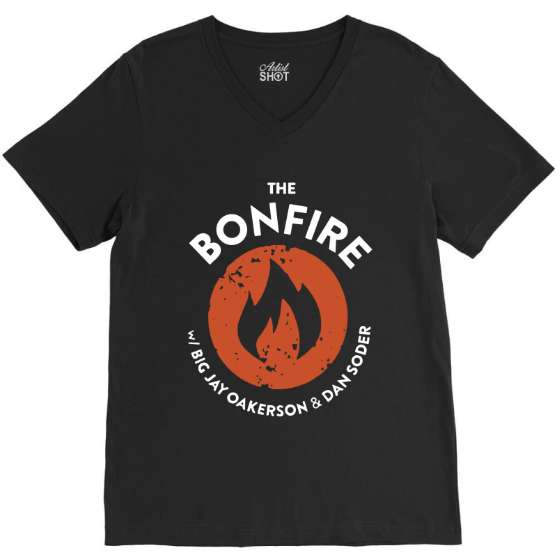 The Bonfire Podcast V-neck Tee | Artistshot