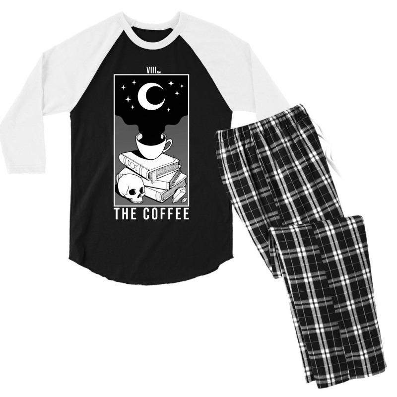 The Coffee Men's 3/4 Sleeve Pajama Set | Artistshot