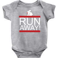 Run Away Rabbit Baby Bodysuit | Artistshot