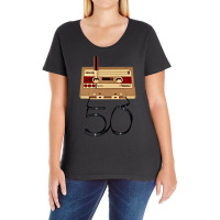 Music Tape Retro Ladies Curvy T-shirt | Artistshot