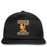 Chicken Chick The Pet That Poops Breakfast Funny Chicken 13 Rooster He Printed Hat | Artistshot