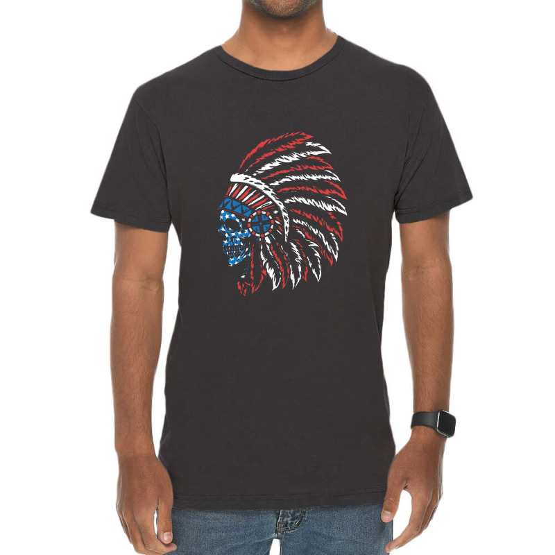 Native American Pride Vintage T-Shirt by captigajari | Artistshot