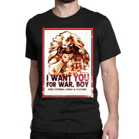 I Want You For War Boy Classic T-shirt | Artistshot