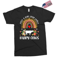 Cow Mooey Rainbow Just A Girl Who Loves Dairy Cows Leopard Dairy Cow 6 Exclusive T-shirt | Artistshot