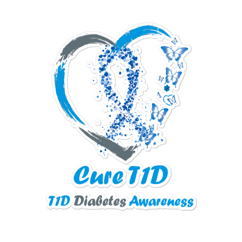 Diabetes Diabetic Awareness Support Diabetes Warrior Cure T1d Diabetes Sticker by golferu | Artistshot