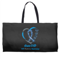 Diabetes Diabetic Awareness Support Diabetes Warrior Cure T1d Diabetes Weekender Totes | Artistshot