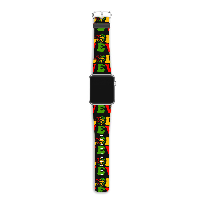 Happy Juneteenth Is My Independence Day Love Black Women T Shirt Apple Watch Band | Artistshot