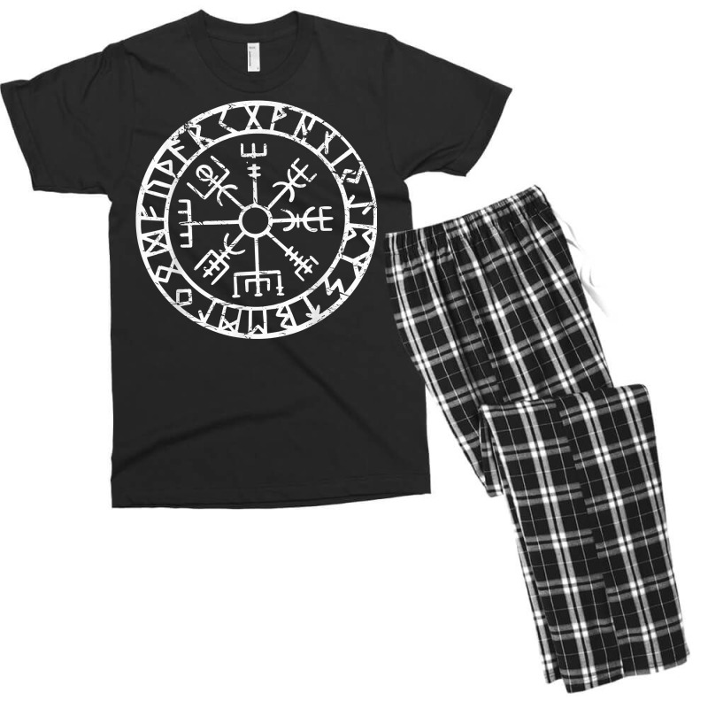 Viking Compass Vegvisir Icelandic Nordic Norse Viking Symbol T Shirt Men's T-shirt Pajama Set by abdurrehmancappucci | Artistshot