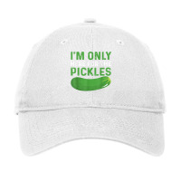 Funny Pickles Design Vegetable Snacks Saying Pickle T Shirt Adjustable Cap | Artistshot